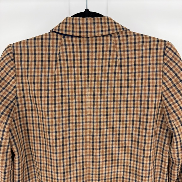 Madewell Blazer Plaid Checkered Preppy Academia Ivy League XXS Tailored Fit Bold - Picture 6 of 13